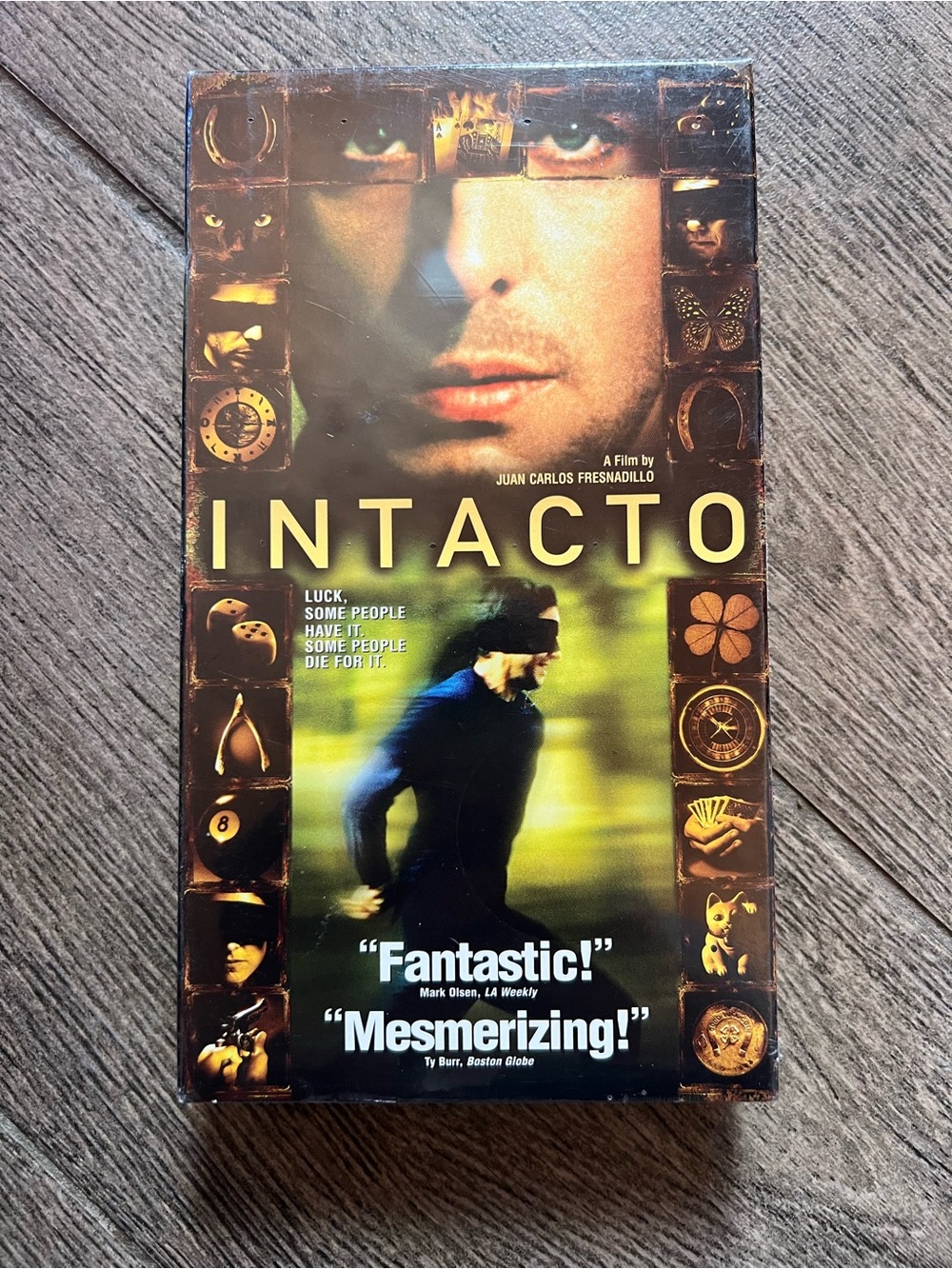 5/$20 Intacto VHS Spanish Thriller Federico Luppi Leonardo Sbaraglia Foreign